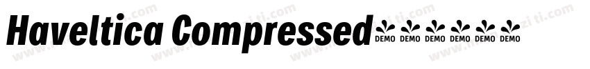 Haveltica Compressed字体转换